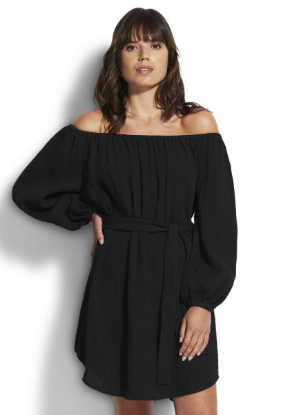 Double Cloth Cover Up Black 