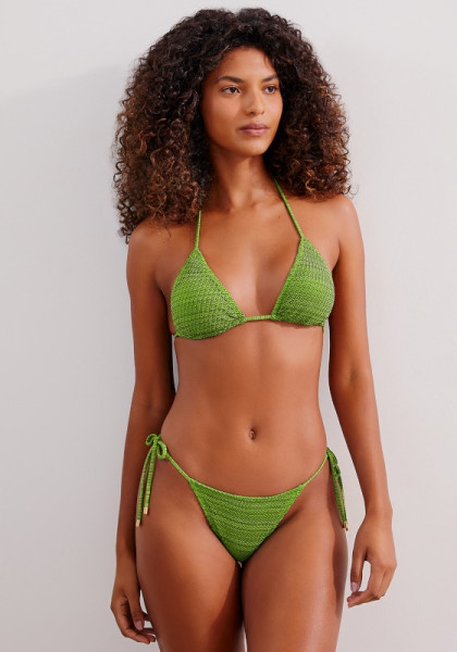 Vix Swimwear, Acid Green Triangle Bikini 